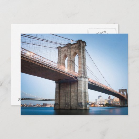 Big Bridge in New York Briefkaart (Voorkant / Achterkant)