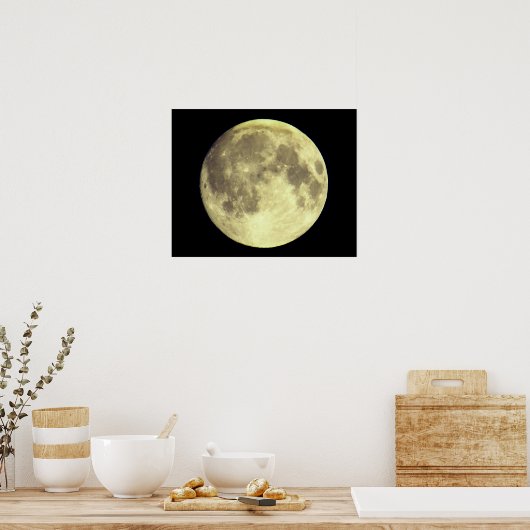 Big Bright Moon Poster (Keuken)