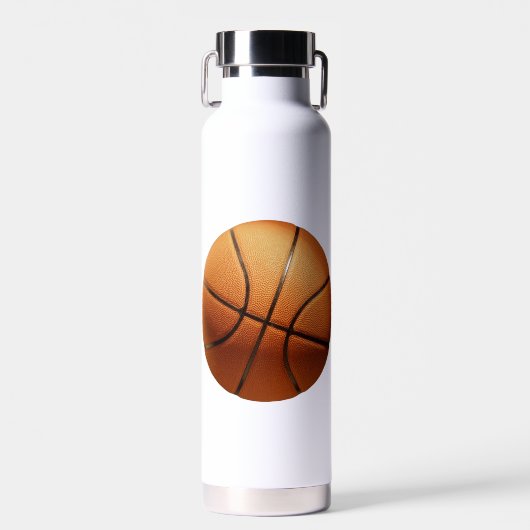 Big Bright Oranje Basketball, Waterfles (Voorkant)