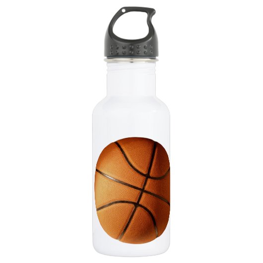 Big Bright Oranje Basketball, Waterfles (Voorkant)