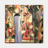 Big Bright Showcase van August Macke Magneet (Voorkant)