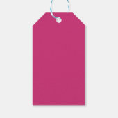 Big Bright Snowflakes Cadeaulabel (Achterkant)