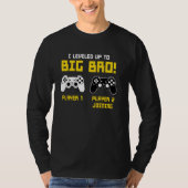 Big Bro Aankondiging Brother Gamer Controller Gami T-shirt (Voorkant)