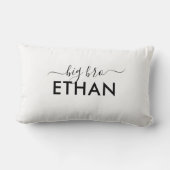 Big Bro | Aankondiging nieuwe baby op maat Kussen (Achterkant)