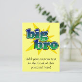 Big Bro Briefkaart (Staand voorkant)