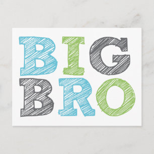 Big Bro Briefkaart