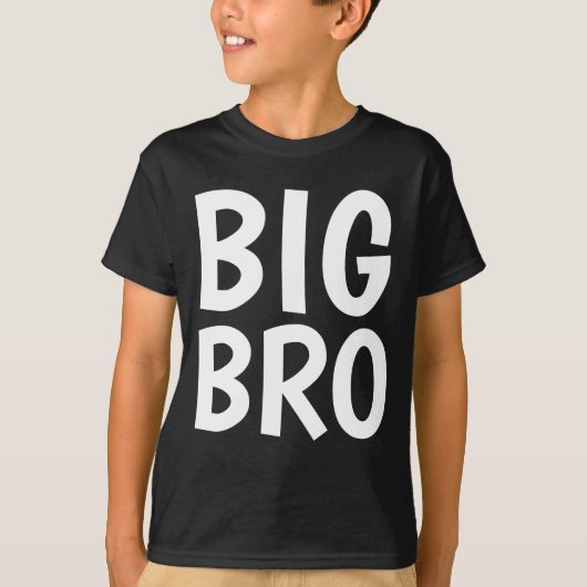BIG BRO BROTHER kinder T-shirts (Voorkant)