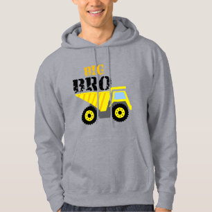 Big Bro Construction Yellow Dump Truck Hoodie