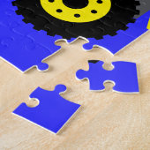 Big Bro Construction Yellow Dump Truck Legpuzzel (Zijkant)