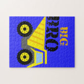 Big Bro Construction Yellow Dump Truck Legpuzzel (Horizontaal)
