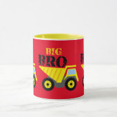 Big Bro Construction Yellow Dump Truck Mok (Midden)
