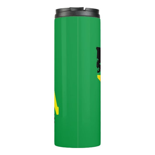 Big Bro Construction Yellow Dump Truck Thermosbeker (Achterkant)