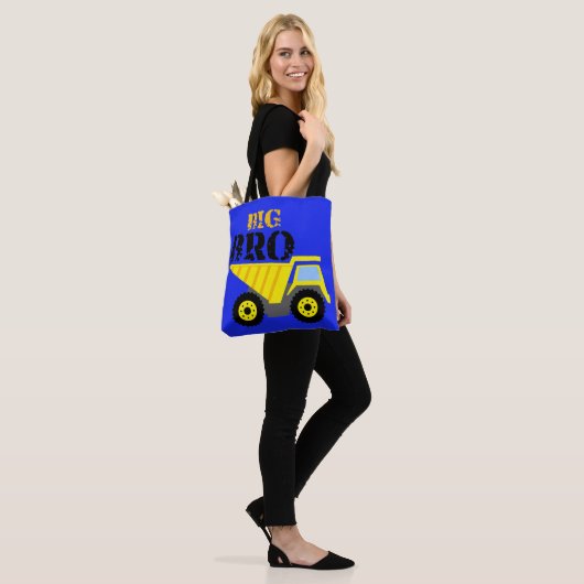 Big Bro Construction Yellow Dump Truck Tote Bag (Op model)