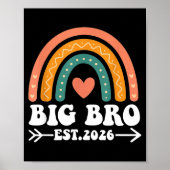 Big Bro Est 2026 New Big Brother Announcement Rain Poster (Voorkant)