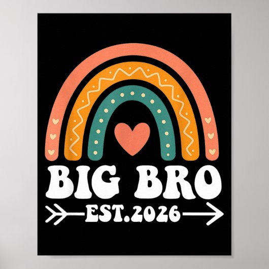 Big Bro Est 2026 New Big Brother Announcement Rain Poster (Voorkant)