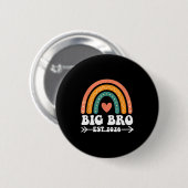 Big Bro Est 2026 New Big Brother Announcement Rain Ronde Button 5,7 Cm (Voorkant /achterkant)