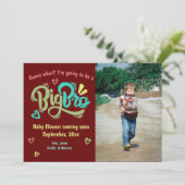 Big Bro foto Big Brother zwangerschapsaankondiging Aankondiging (Staand voorkant)