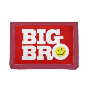 Big bro glimlach drievoud portemonnee