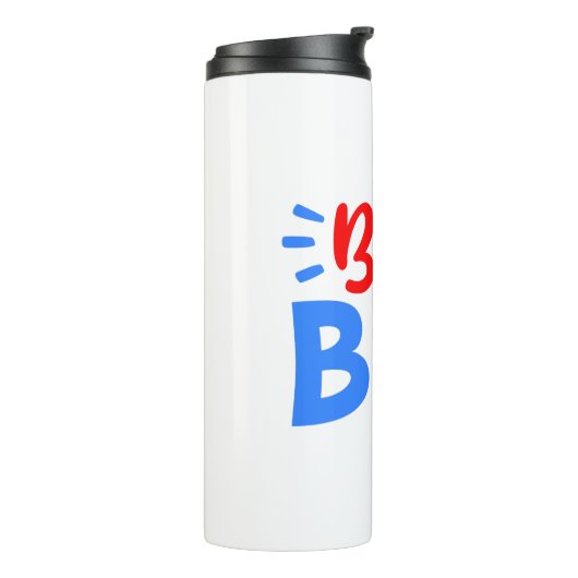 BIG BRO in rood en blauw Thermosbeker (Gedraaid links)