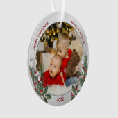 Big Bro Little Bro Classic Warm Quote Ornament (voorkant)