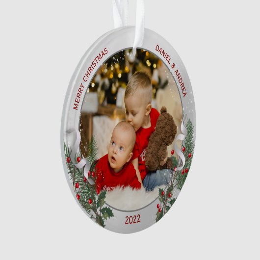 Big Bro Little Bro Classic Warm Quote Ornament (voorkant)