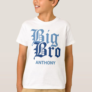 Big Bro met naam T-shirt