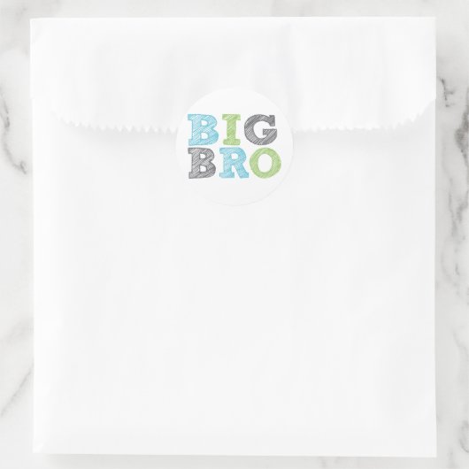 Big Bro Ronde Sticker (Tas)