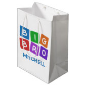 Big Bro, speciale cadeautassen Medium Cadeauzakje (Voorkant Gekanteld)