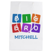 Big Bro, speciale cadeautassen Medium Cadeauzakje (Achterkant)