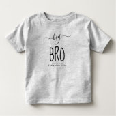 Big Bro | Speciale uitgave bij nieuwe baby Kinder Shirts (Voorkant)