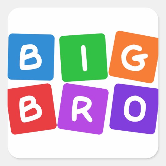 Big Bro stickers (Voorkant)