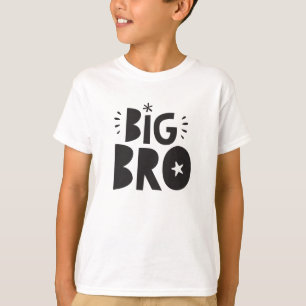 BIG BRO T-SHIRT modern vet leuk chunky scandi type