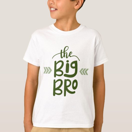 Big Bro T-shirt voor grote broers (Voorkant)