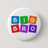 Big Bro-toets Ronde Button 5,7 Cm (Voorkant)