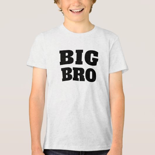 Big Bro Tri-Blend Shirt (Voorkant)