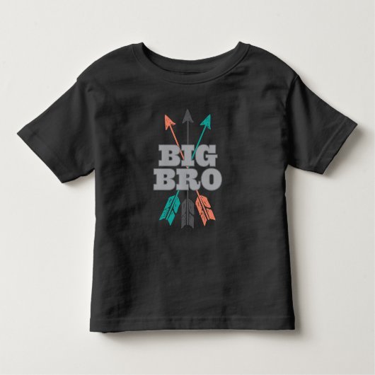 Big Bro Tribal Arrows Brother Boys T-shirt (Voorkant)