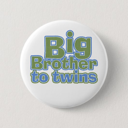 Big Bro - Twins Ronde Button 5,7 Cm (Voorkant)