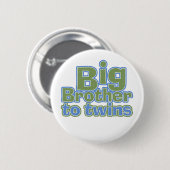 Big Bro - Twins Ronde Button 5,7 Cm (Voorkant /achterkant)