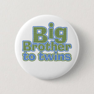Big Bro - Twins Ronde Button 5,7 Cm