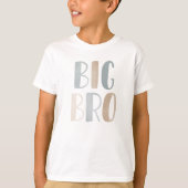 Big Bro Typographic Brother T-Shirt (Voorkant)
