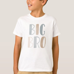 Big Bro Typographic Brother T-Shirt