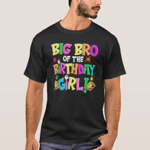 Big Bro van de 'Birthday Girl Artist Dad Pa Pa' T-shirt