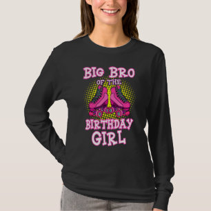 Big Bro van de Schaatsen van het meisje van Birthd T-shirt