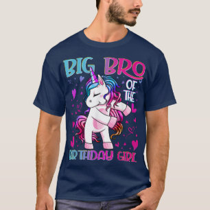 Big Bro van het meisje van Birthday Flossing Unico T-shirt