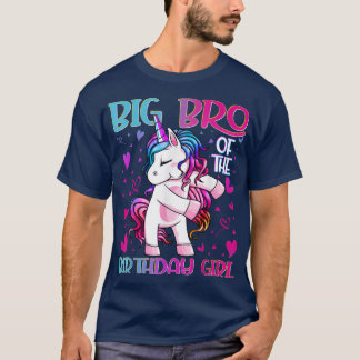 Big Bro van het meisje van Birthday Flossing Unico T-shirt