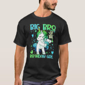 Big Bro van het meisje van Birthday Flossing Unico T-shirt (Voorkant)