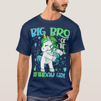 Big Bro van het meisje van Birthday Flossing Unico T-shirt