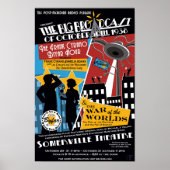 "Big Broadcast van 30 oktober 1938" Poster (Voorkant)