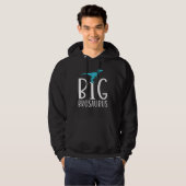 Big Brosaurus Dinosaur Big Brother Hoodie (Voorkant volledig)