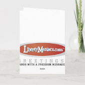 Big Brotha kijkt naar je verjaardag Kaart (Achterkant)